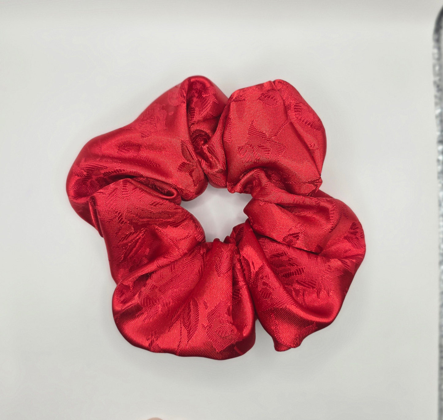 Metallic Sheen Primary Scrunchie