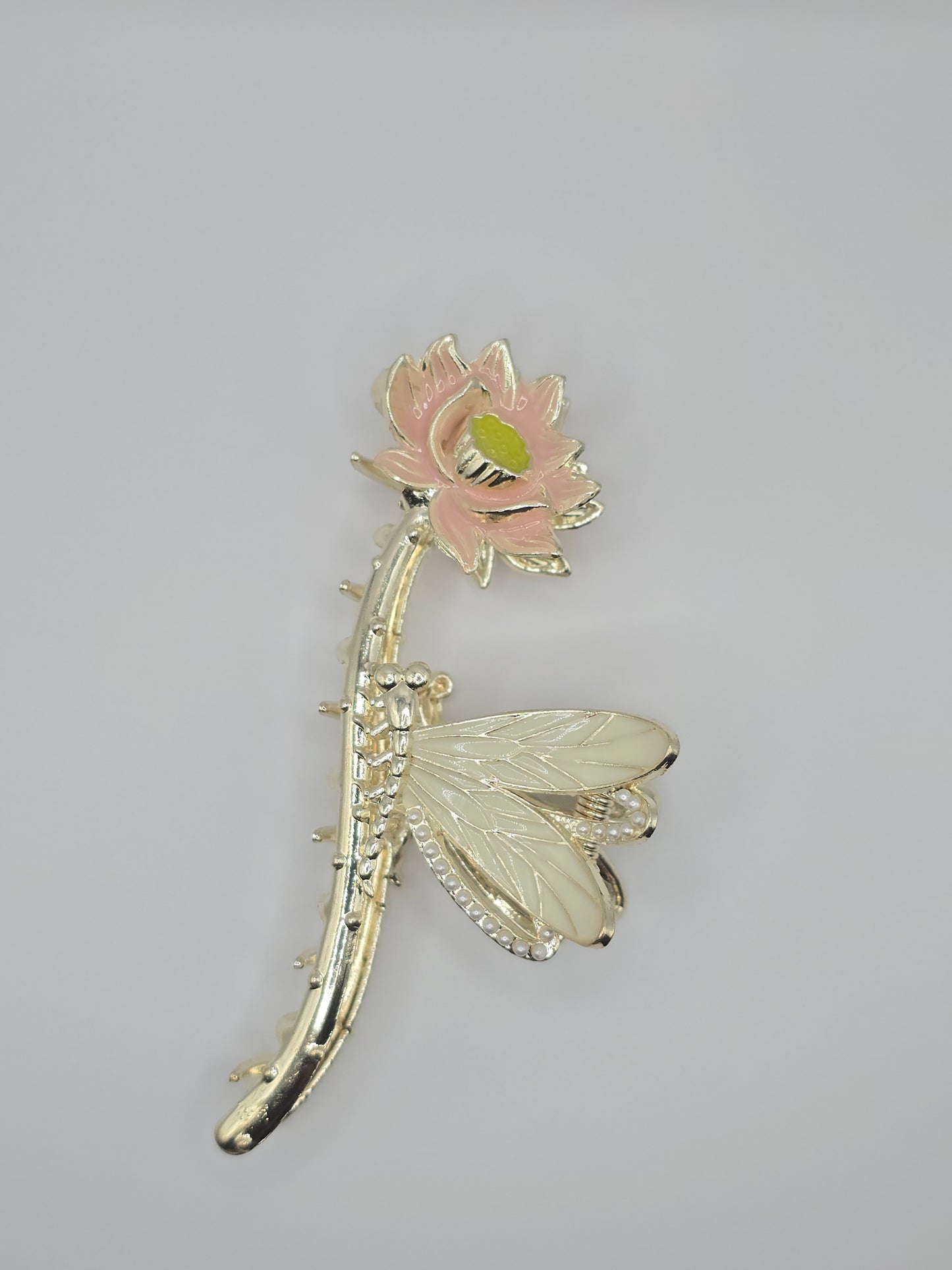 Lotus Dragonfly Claw Clip