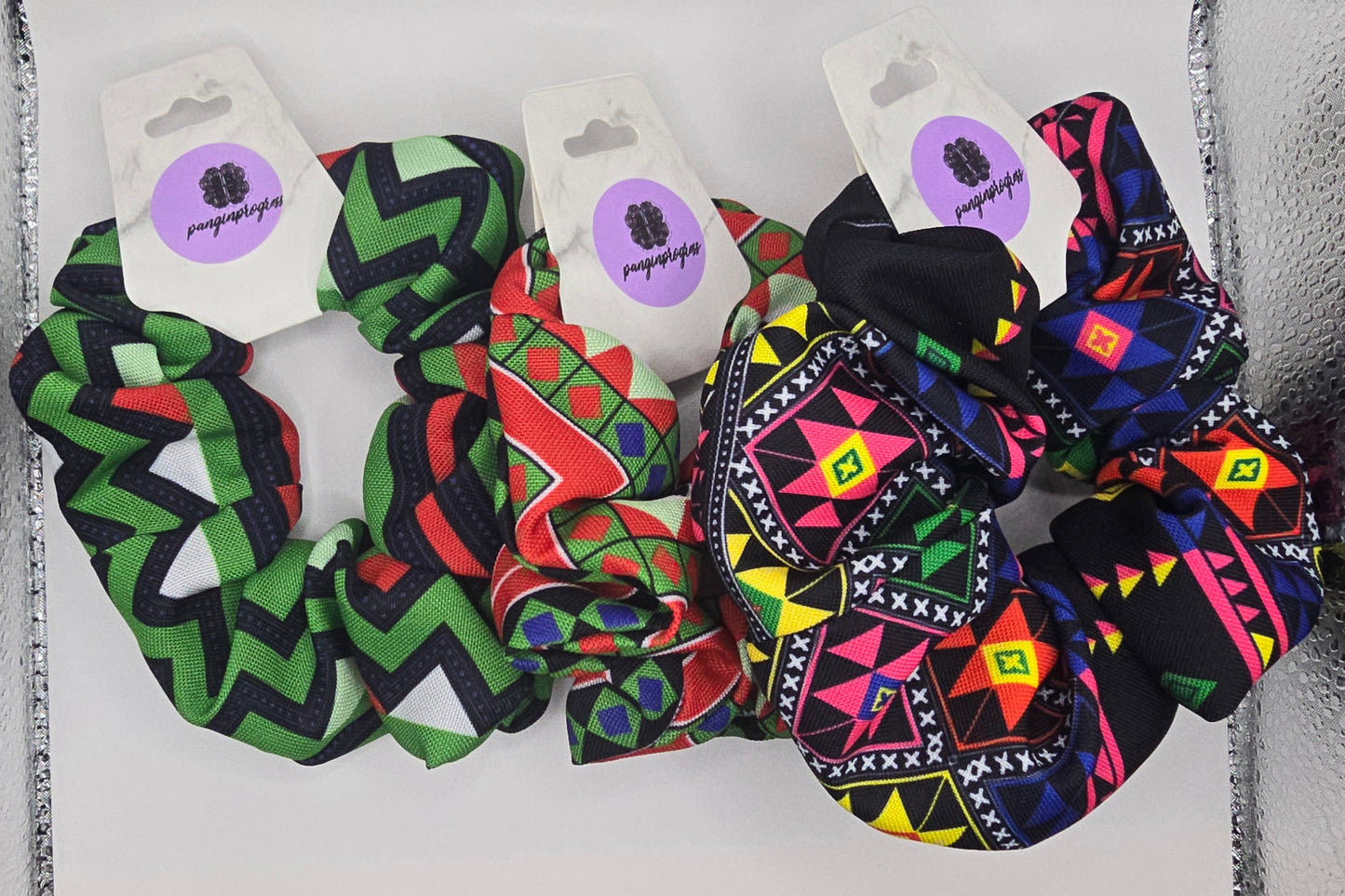 Patterned Sister Scrunchie 1
