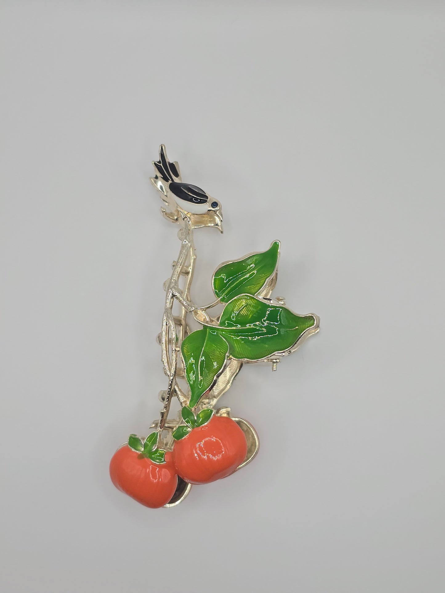 Persimmon Pair Claw Clip