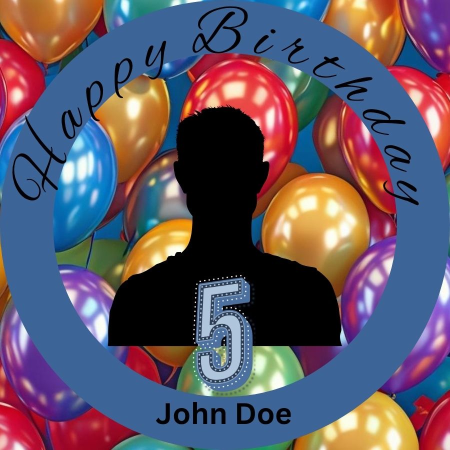 Birthday Badge Words and Picture
