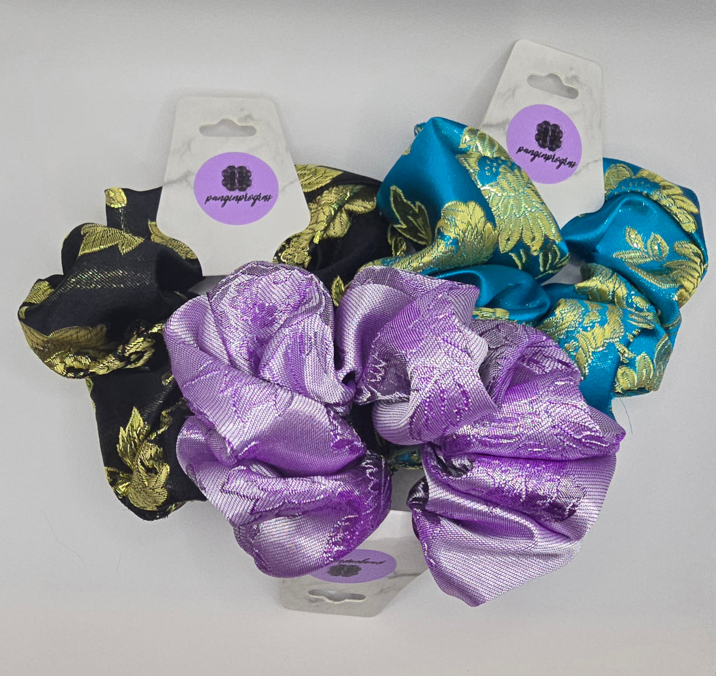 Metallic Sheen Scrunchie 2