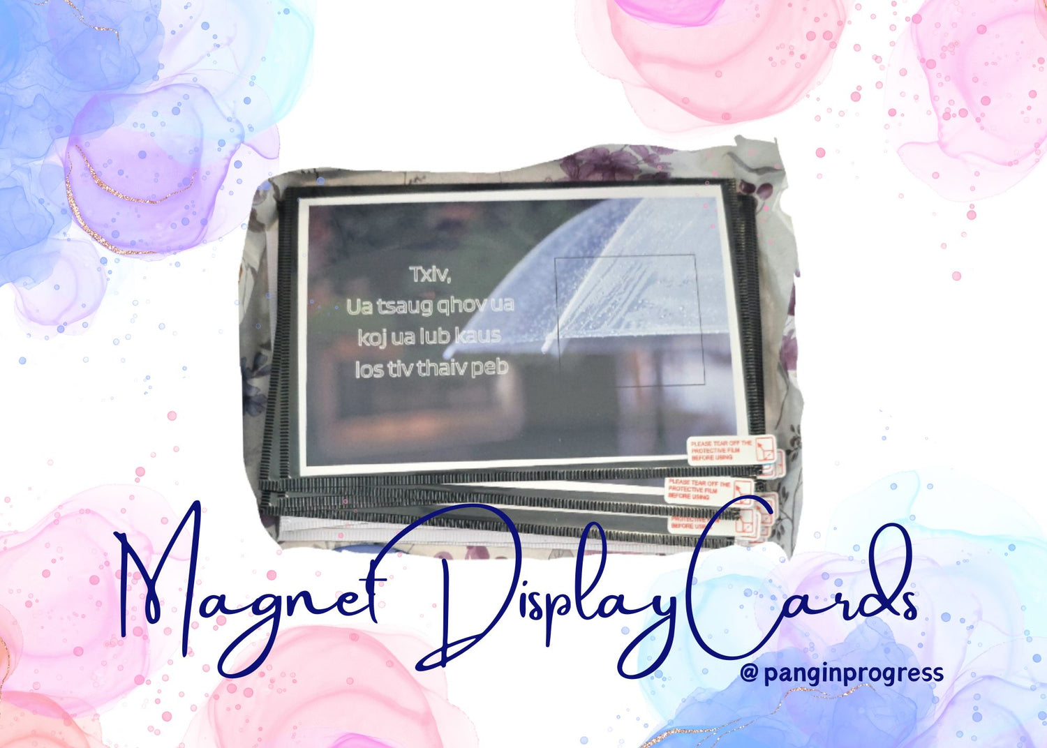 4x6" Magnet Display Cards