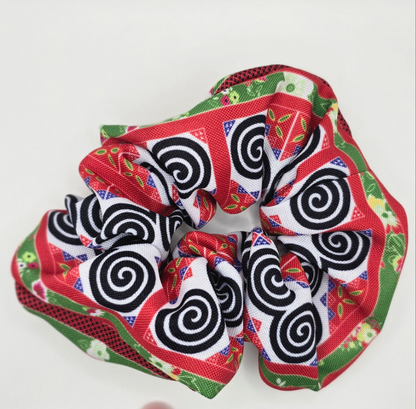 White Snail Scrunchie