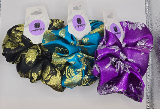 Metallic Sheen Scrunchie 1