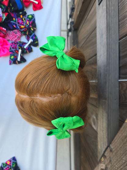 Lime Green Bows
