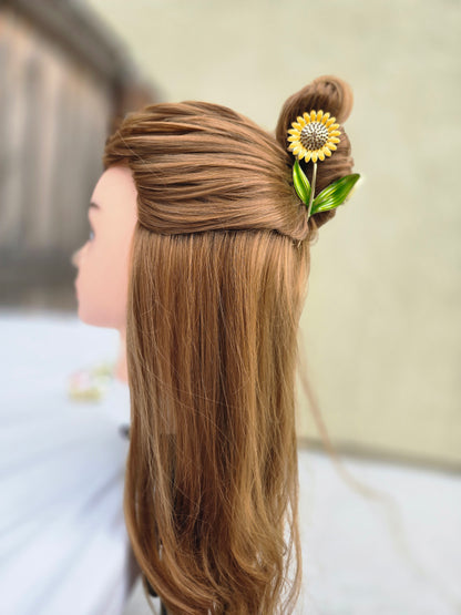 Sunflower Claw Clip