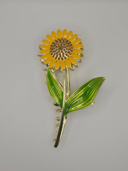 Sunflower Claw Clip