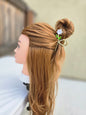 White Lily Claw Clip