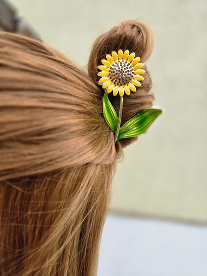 Sunflower Claw Clip