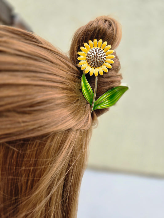 Sunflower Claw Clip