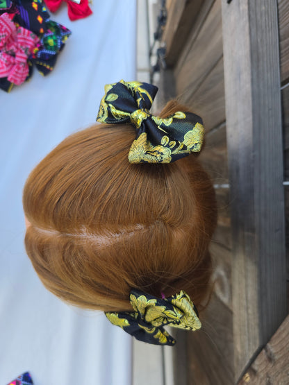 Black Gold Bows