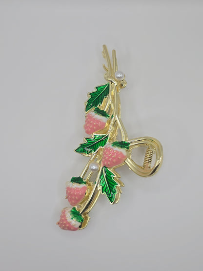 Strawberry Frenzy Claw Clip