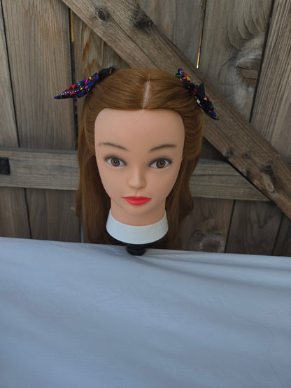 Rainbow Square Bow -Long