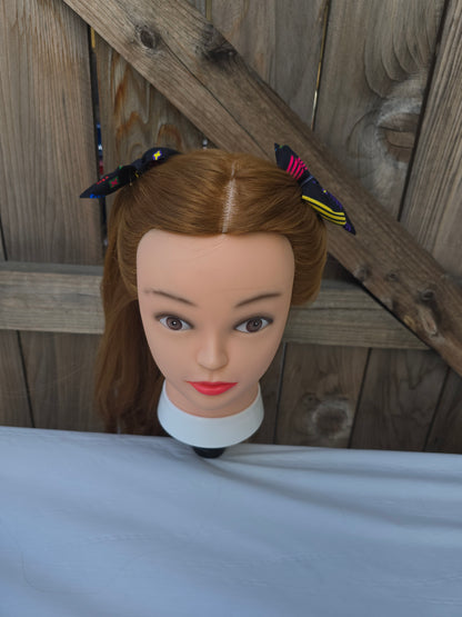 Rainbow Stripe Bow