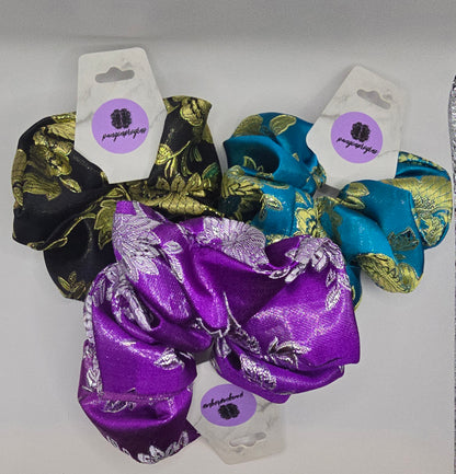 Metallic Sheen Scrunchie 1