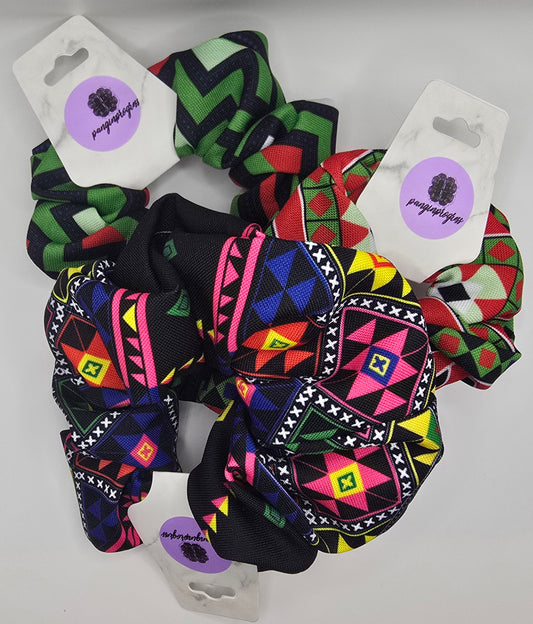 Patterned Sister Scrunchie 1